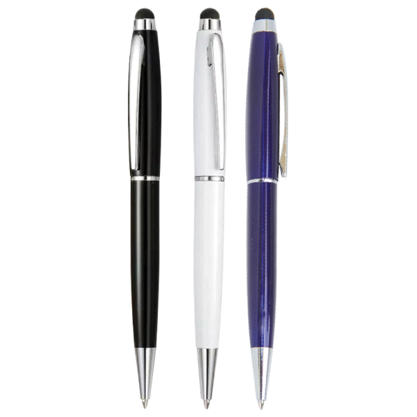 METAL BALL PEN WITH STYLUS