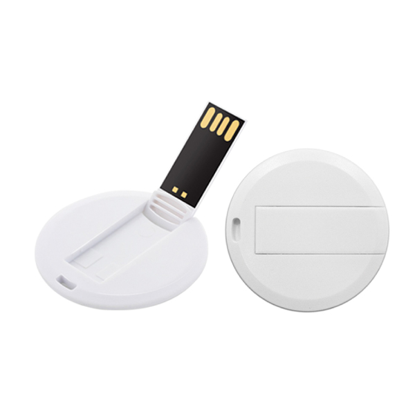 PVC CARD ROUND USB USB FLASH DRIVE