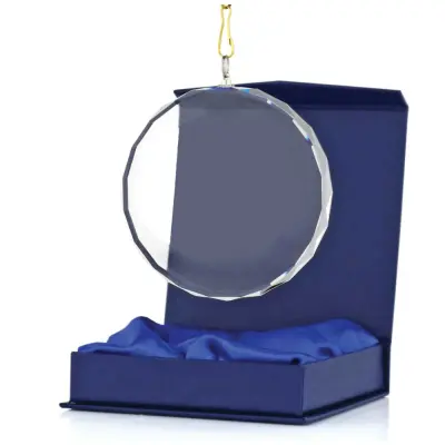 Glass Medals with Ribbon and Box