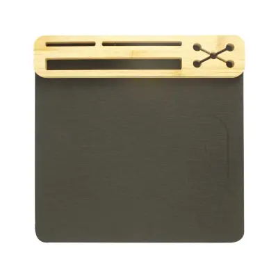 Multi-Function Mousepad, 15W Fast Wireless Charger & LED Logo