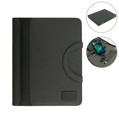 Dorniel Portfolio A4 with 8000mAh Powerbank and LED Logo