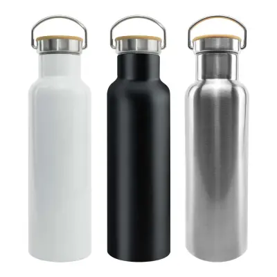 Stainless Steel Bamboo Flask