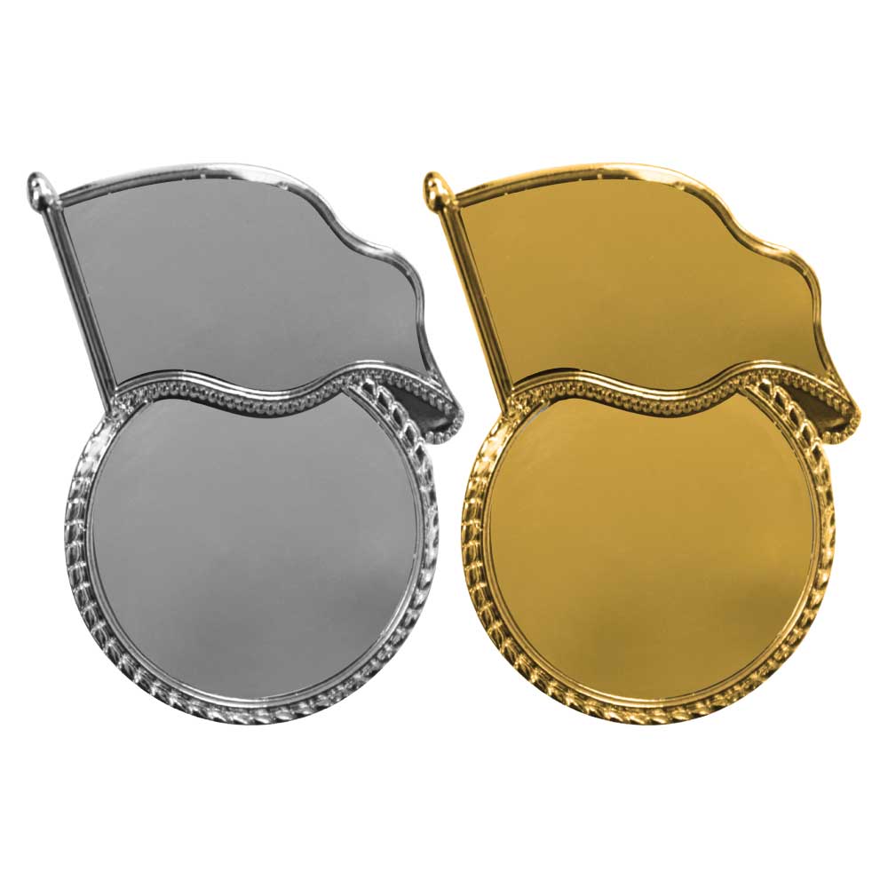 Flag Design Metal Badges with Magnet Attachment