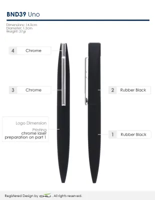 BND39 16GB 2IN1 METAL USB2.0 MEMORY & BALLPEN