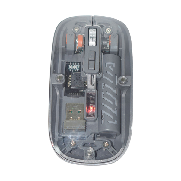 TRANSPARENT WIRELESS DUAL MODE MOUSE 2.4 G