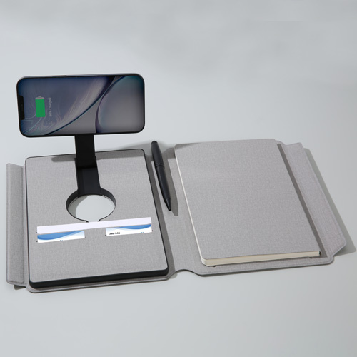 EXECUTIVE HI-TECH PORTFOLIO POWERBANK WITH WIRELESS CHARGING LIGHT UP LOGO