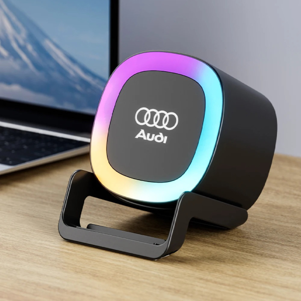 5 in 1 Night Light Speaker with wireless Charger and Phone Holder