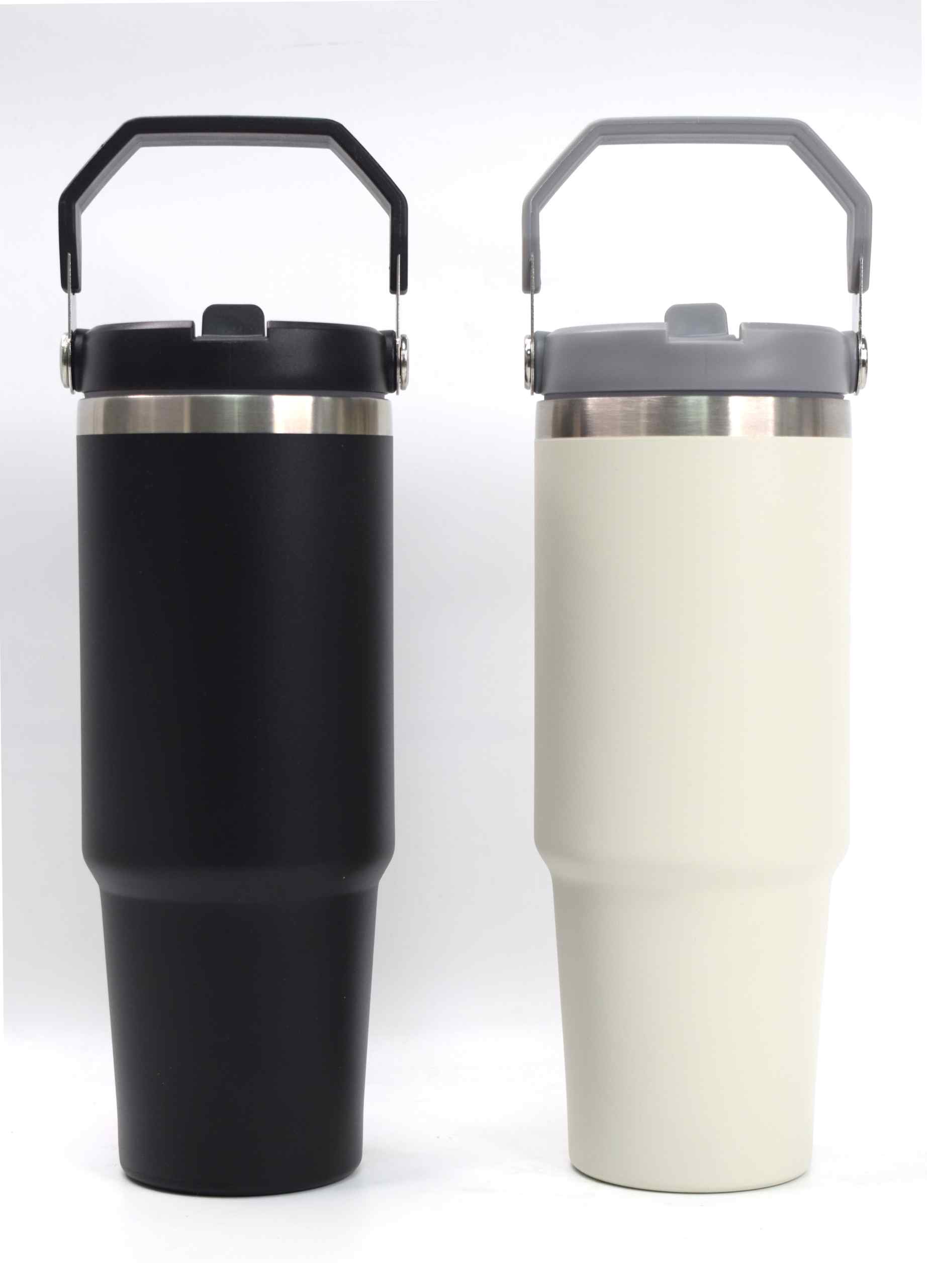 30 oz stainless steel insulated tumbler with handle