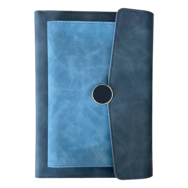Executive portfolio pu note book with magnetic closure