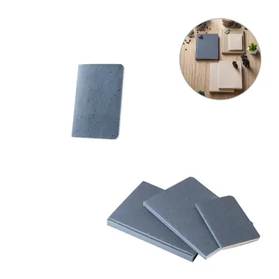 COFFEEPAD SOFT. A6 notepad with flexible cover made from coffee husk waste (65%)