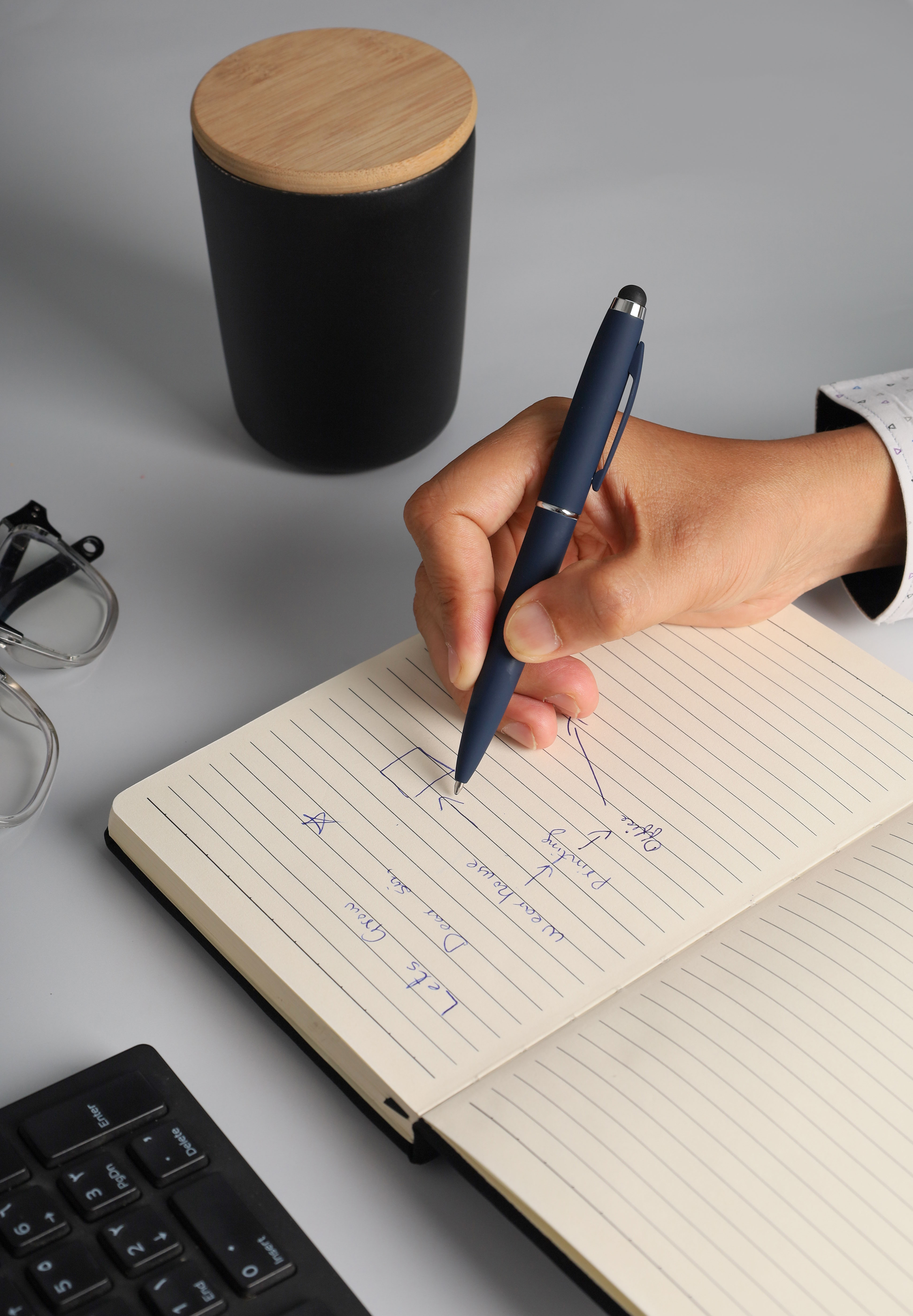 Laszlo - Rubberized Metal Pen