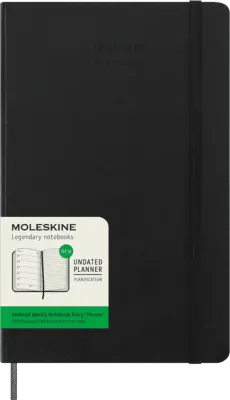 Moleskine Undated 12 Month Weekly Planner - Hard Cover - Large