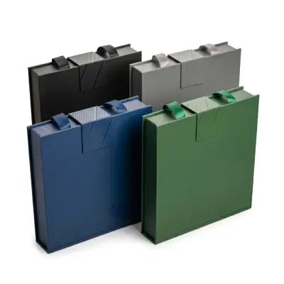 Premium Office Gift Sets in Magnetic Clasp Closure & Ribbon Handle Box